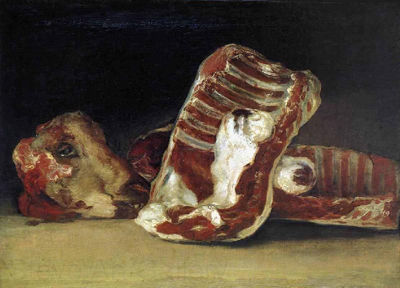 Francisco de Goya A Butchers Counter France oil painting art